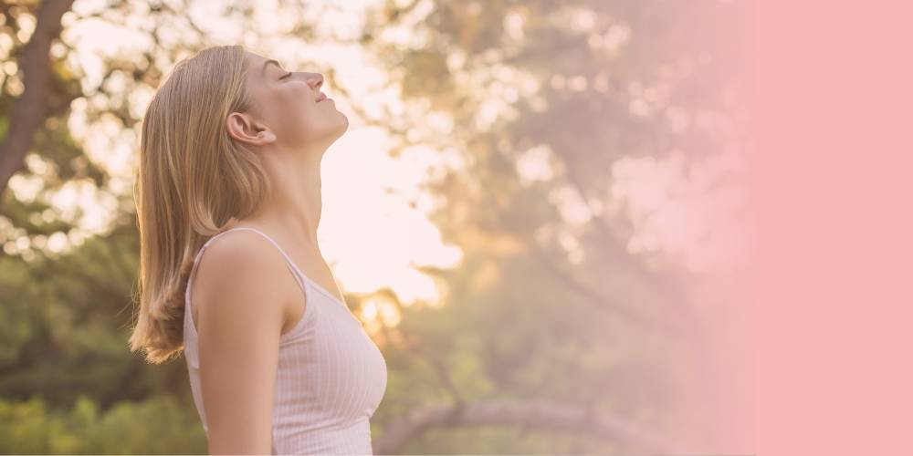 woman after a burnout breakthrough